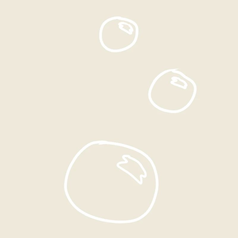 Soap bubbles forming circles