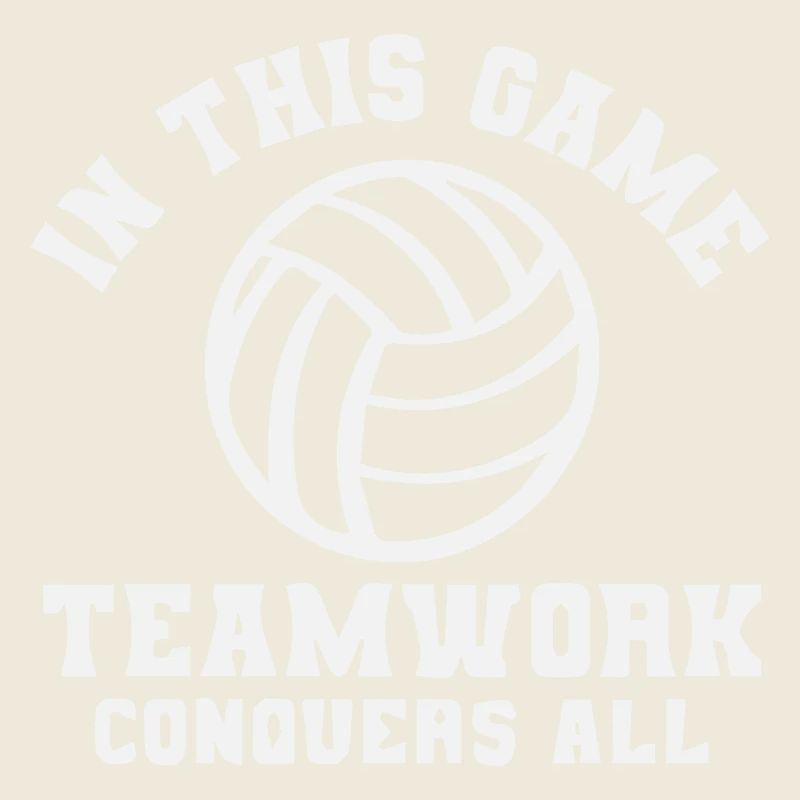 In This Game Teamwork volleyball