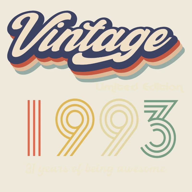 Vintage 1993 Vintage Retro Geburtstagsgeschenk