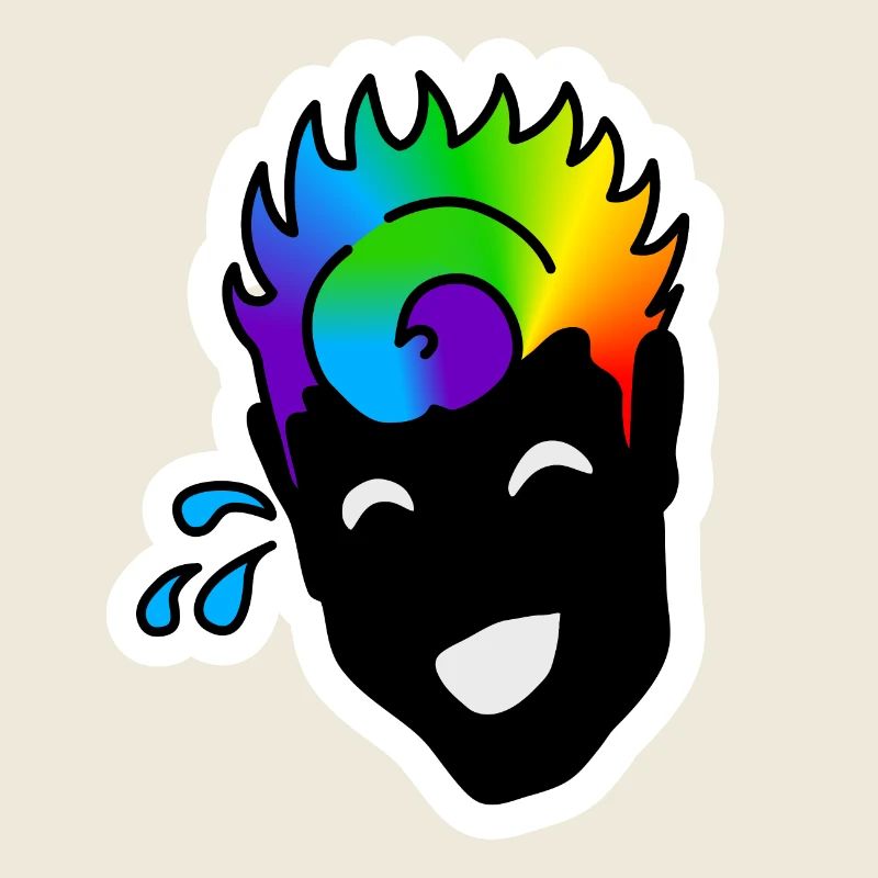 Laughing mao : Sticky Queer Pride