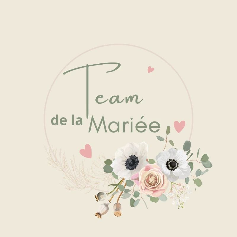 Brautteam Krone Boho Blumen