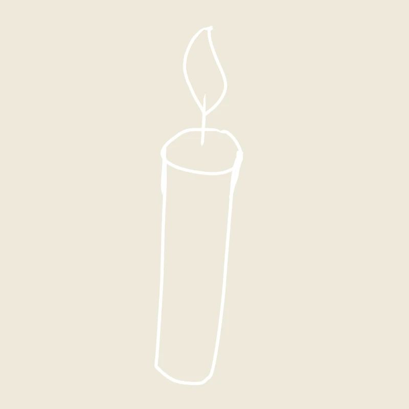 Bougie Symbole Feu Lumière Forme