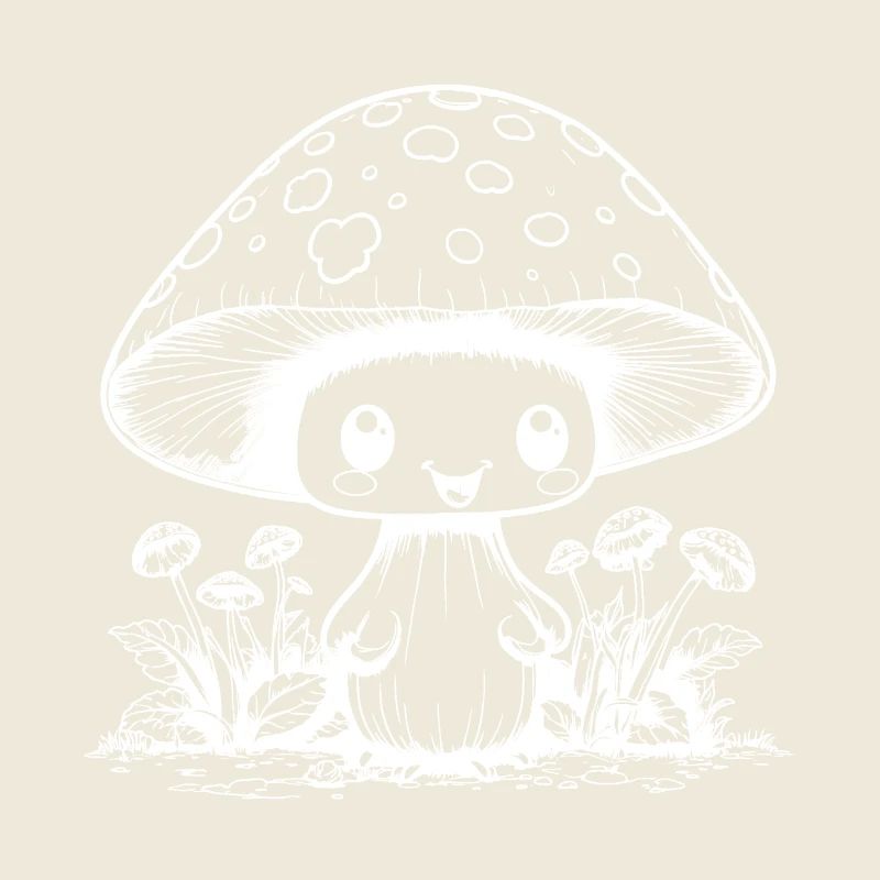 Glücklicher Pilz