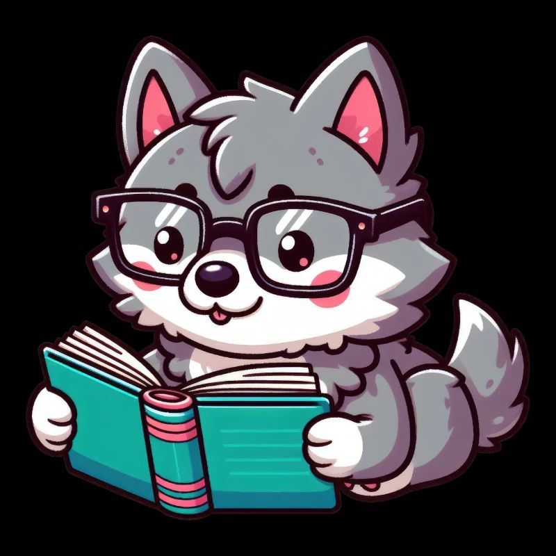 Der süße lese Wolf