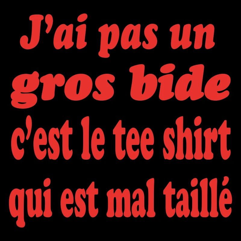 Gros buffet tee shirt mal taille