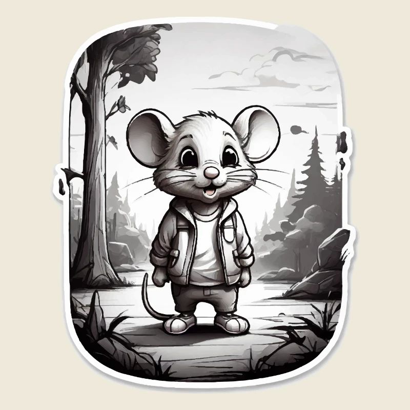 Souris Mignon Enfants Dessin Bande Dessinée
