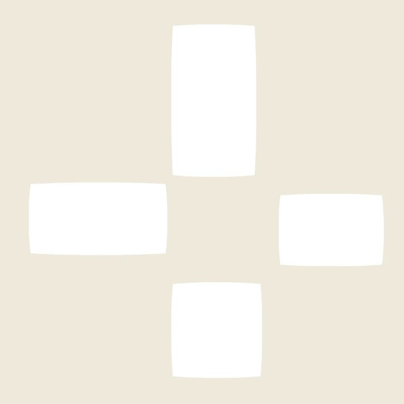 Square Pattern Four Shapes Shape