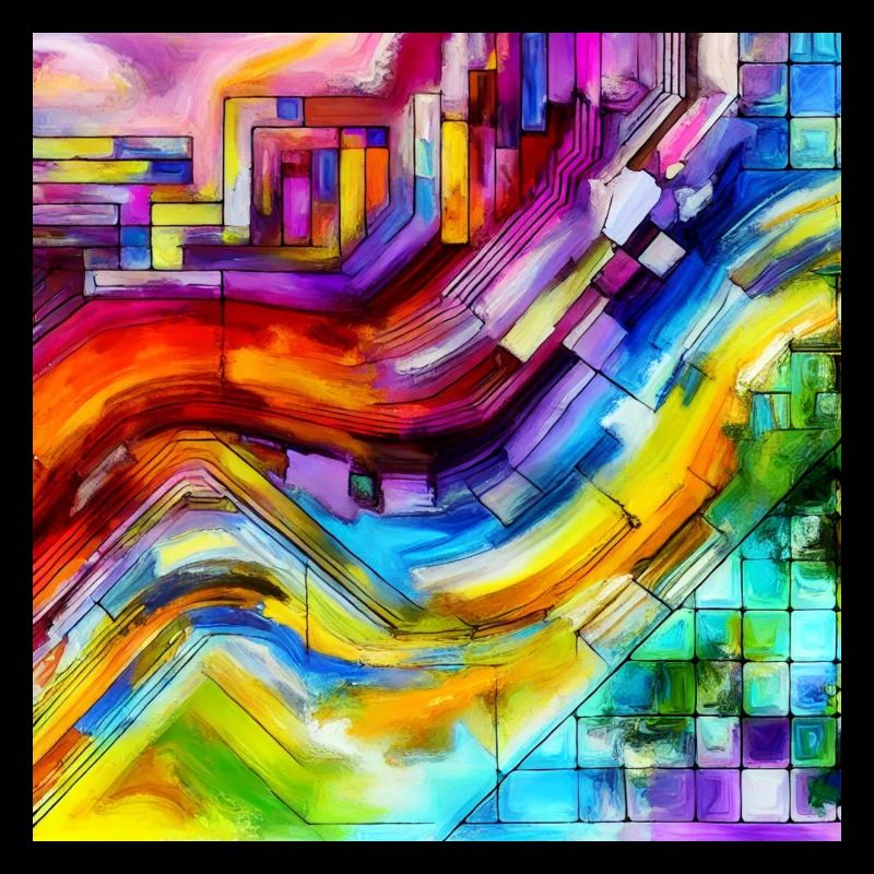 Éclat moderne - Peinture abstraite