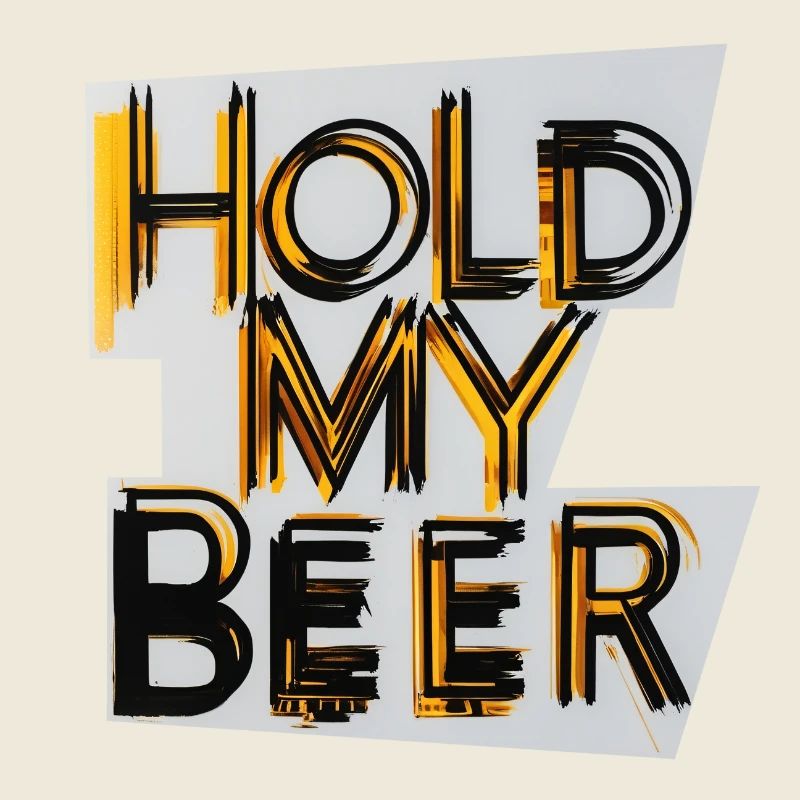 Halte mein Bier