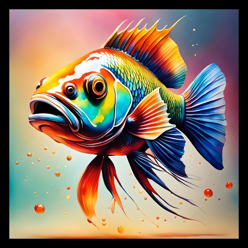 Poisson coloré