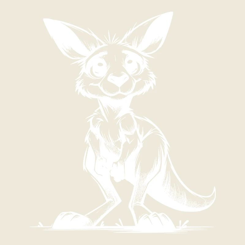 Süsses putzig Australisches Känguru Baby