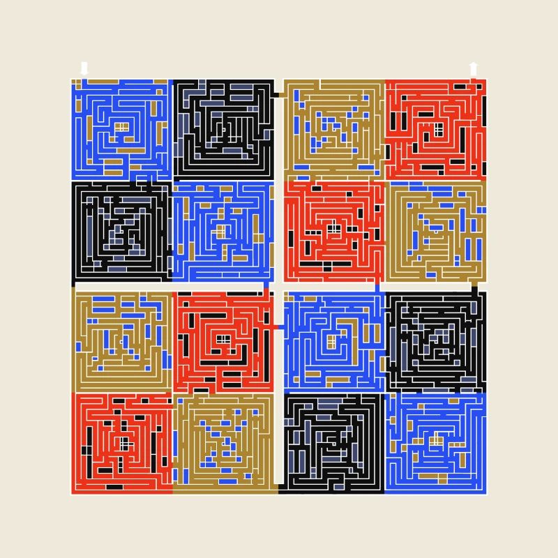 Laby Square 2 (version couleurs)