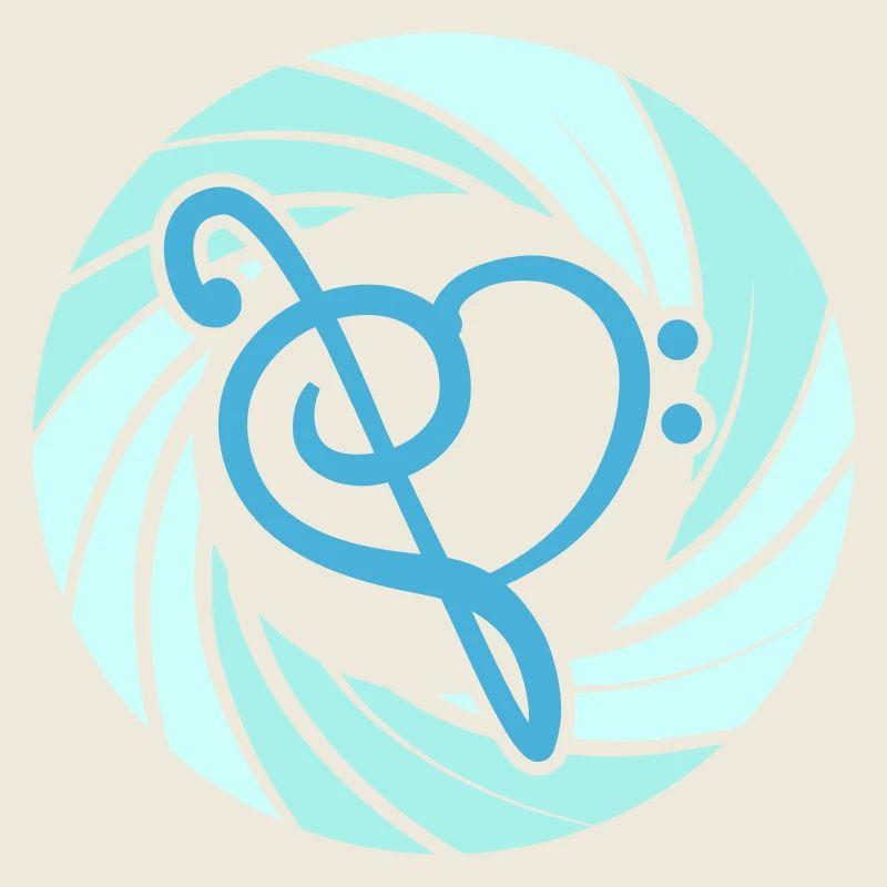 J’aime la musique L’amour la note de clé de basse cœur
