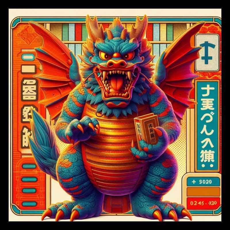 Monstre Japonais Dragon