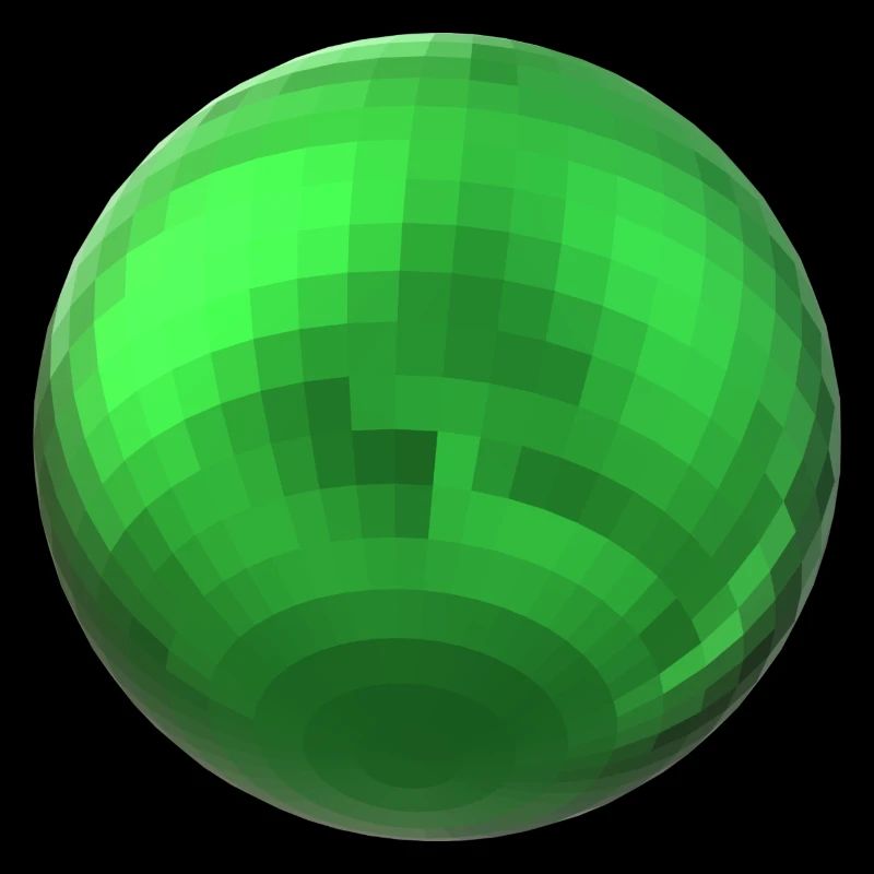 Sphère verte