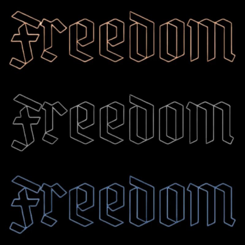 Freedom in three acts