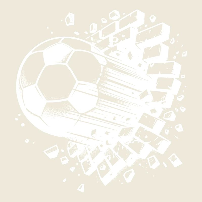 Banger Soccer Shot Breaks Through Brick Wall