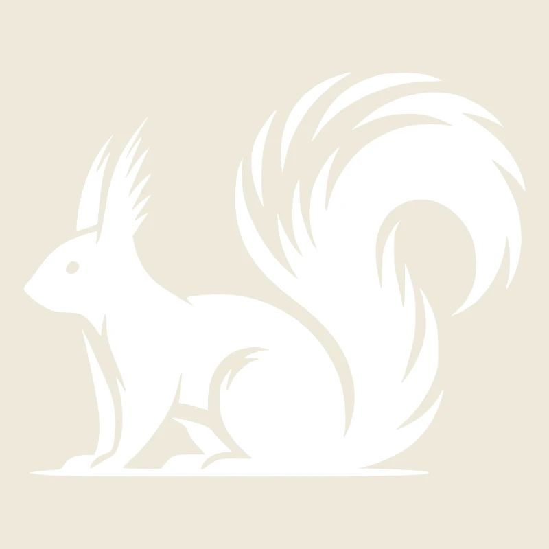 Mignon mignon écureuil Dessin