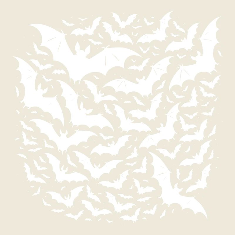 Wild flying bats as a night swarm