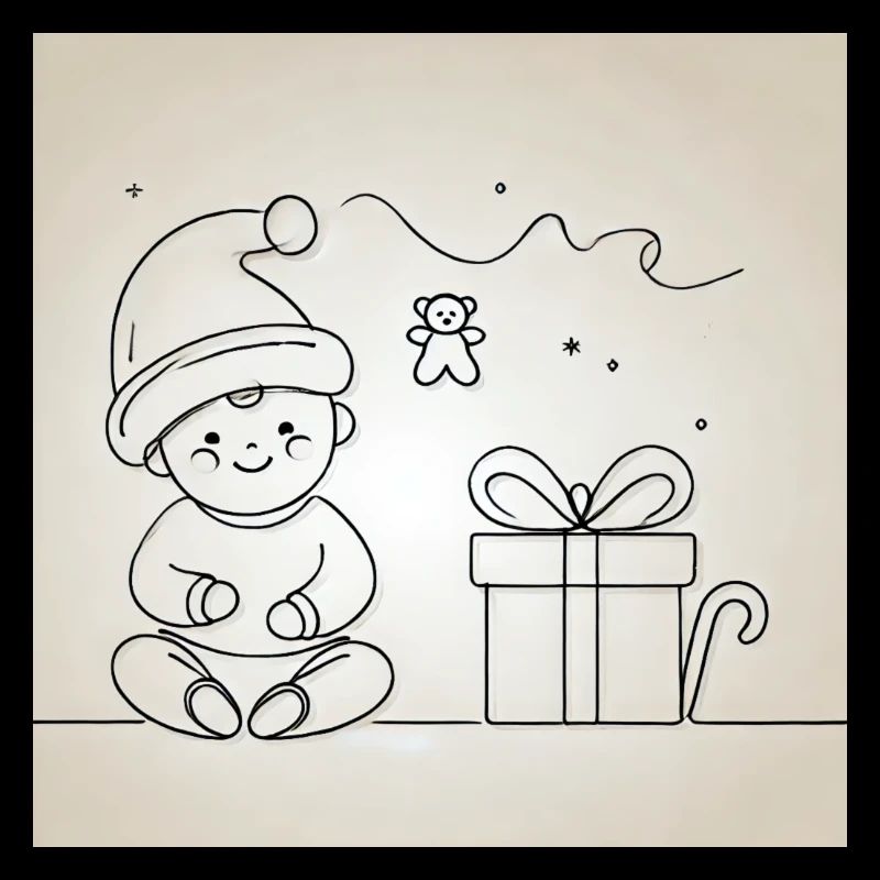 Noël du bébé du Père Noël