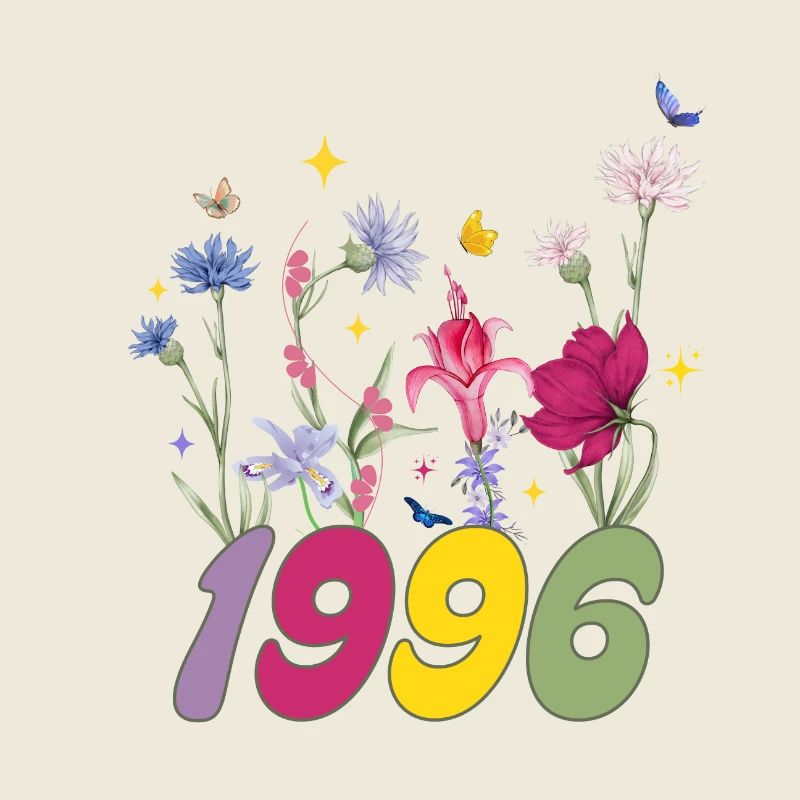 Année de naissance 1996 fleurs sauvages