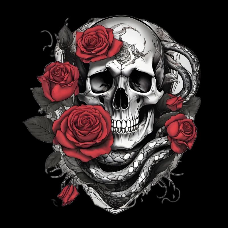 Skull Skull Rocker Horror