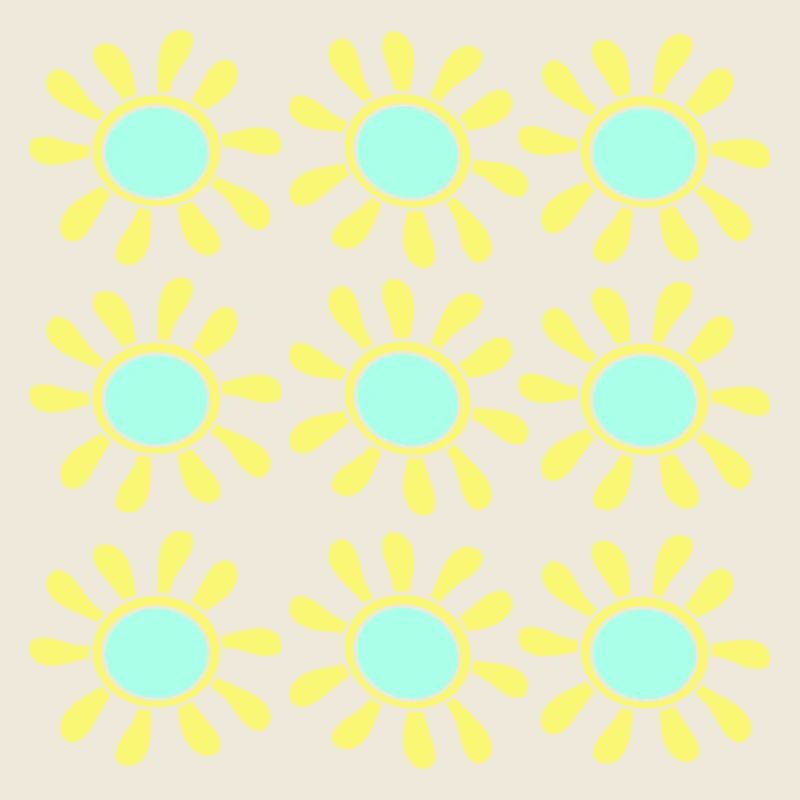 Many Small Sunflowers Sun Flower Pattern