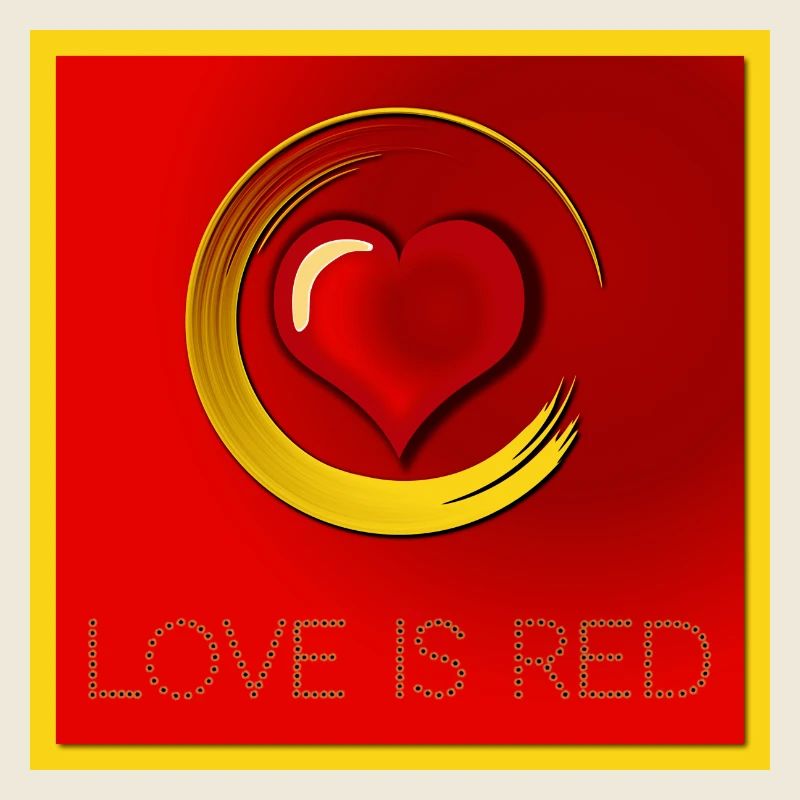 Herz - Love is red