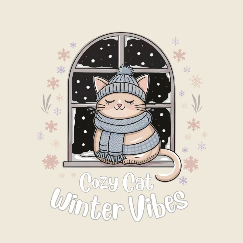Chat douillet, vibrations hivernales