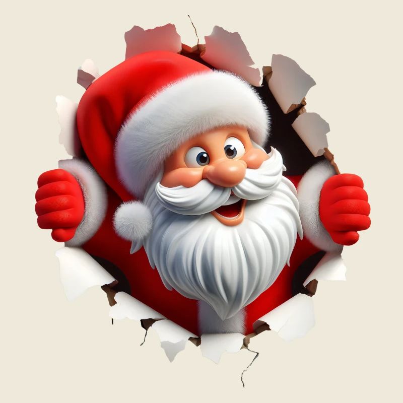 Santa in the hole from the front 3