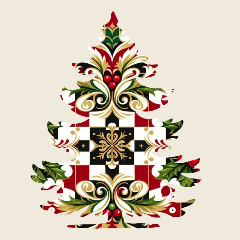 Christmas tree with ornaments
