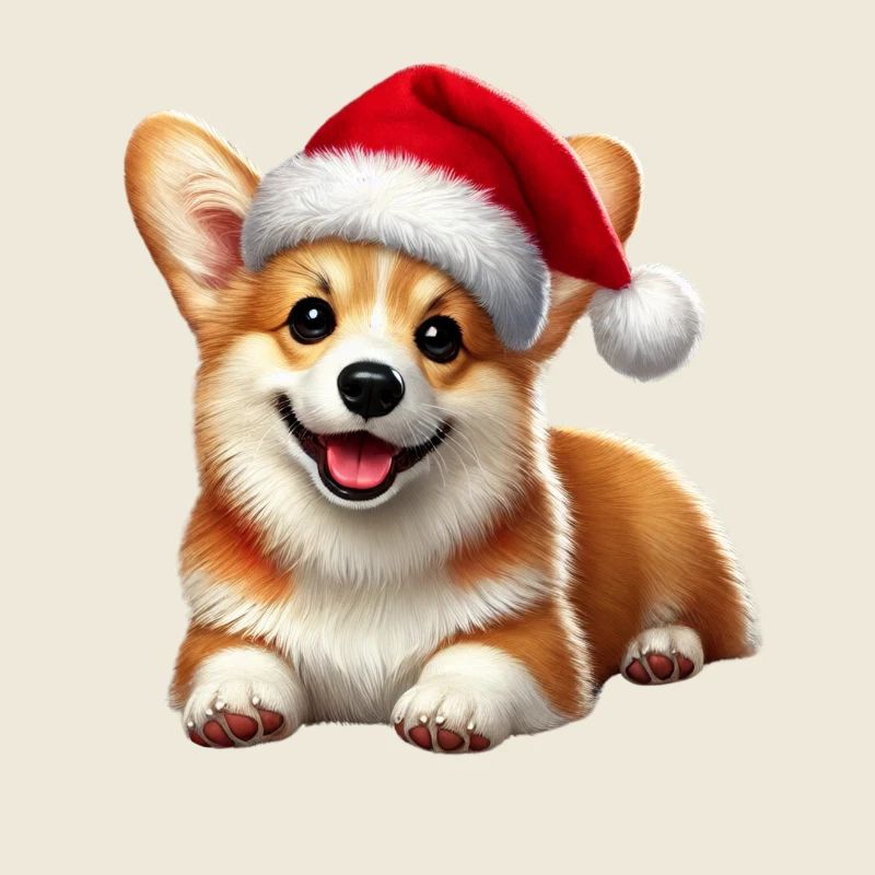 Corgi de Noël