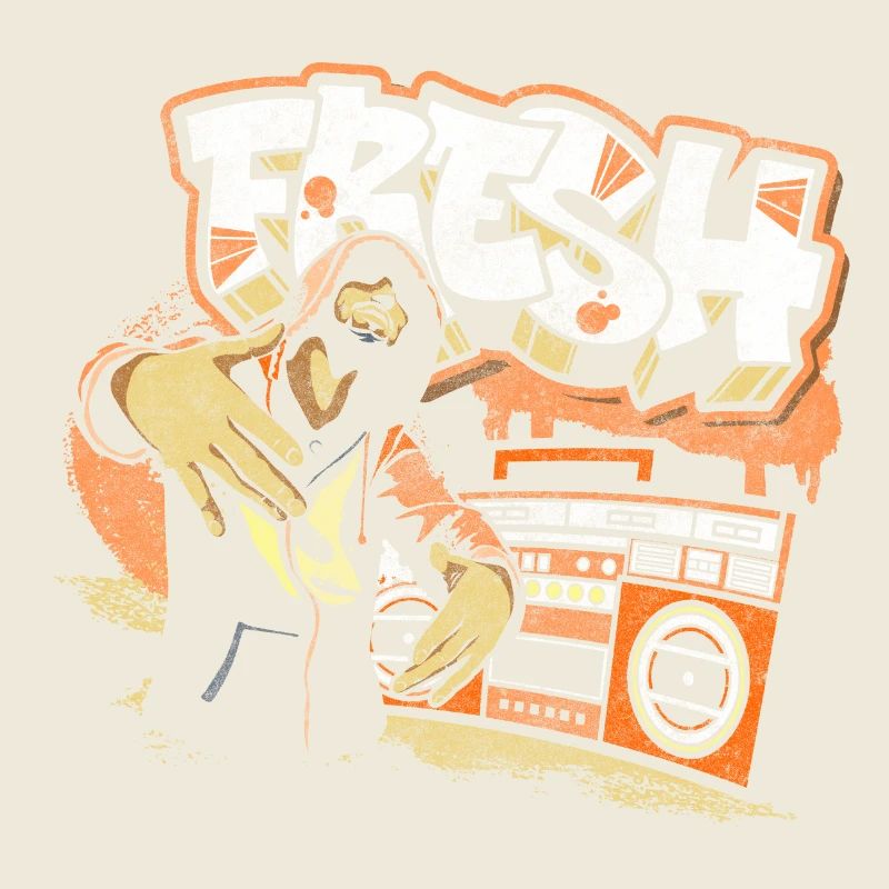 Graffiti Kunst Streetwear Einzigartig