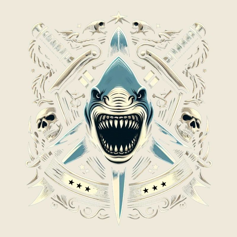 Logo du requin maléfique