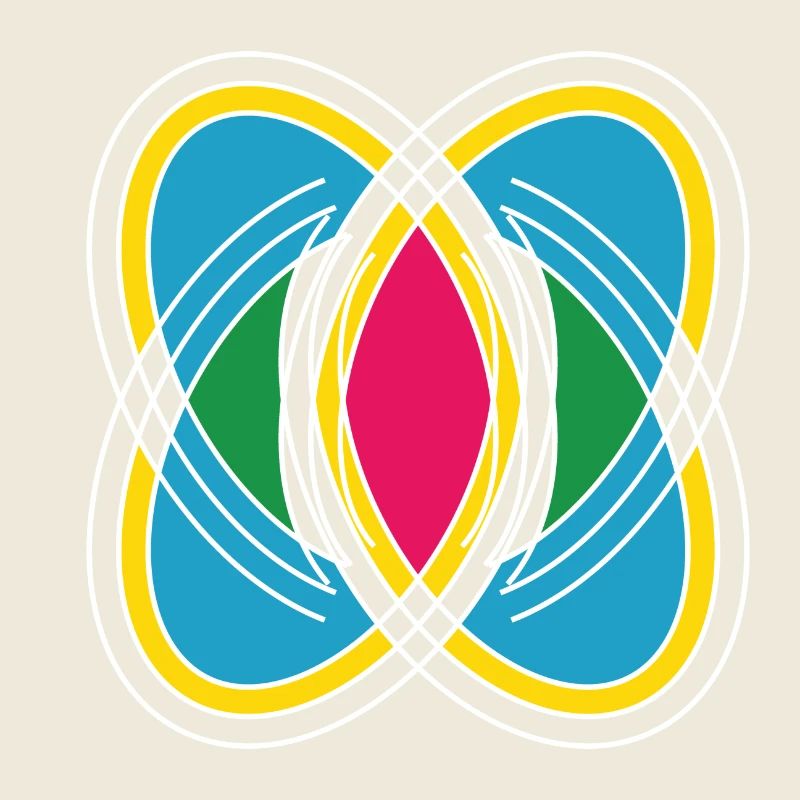Abstrait avec différentes couleurs et motifs