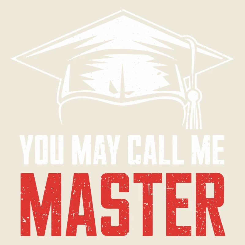 Humorous Design for Master's Graduates