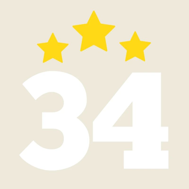 34 ans étoile - cadeau 34e anniversaire