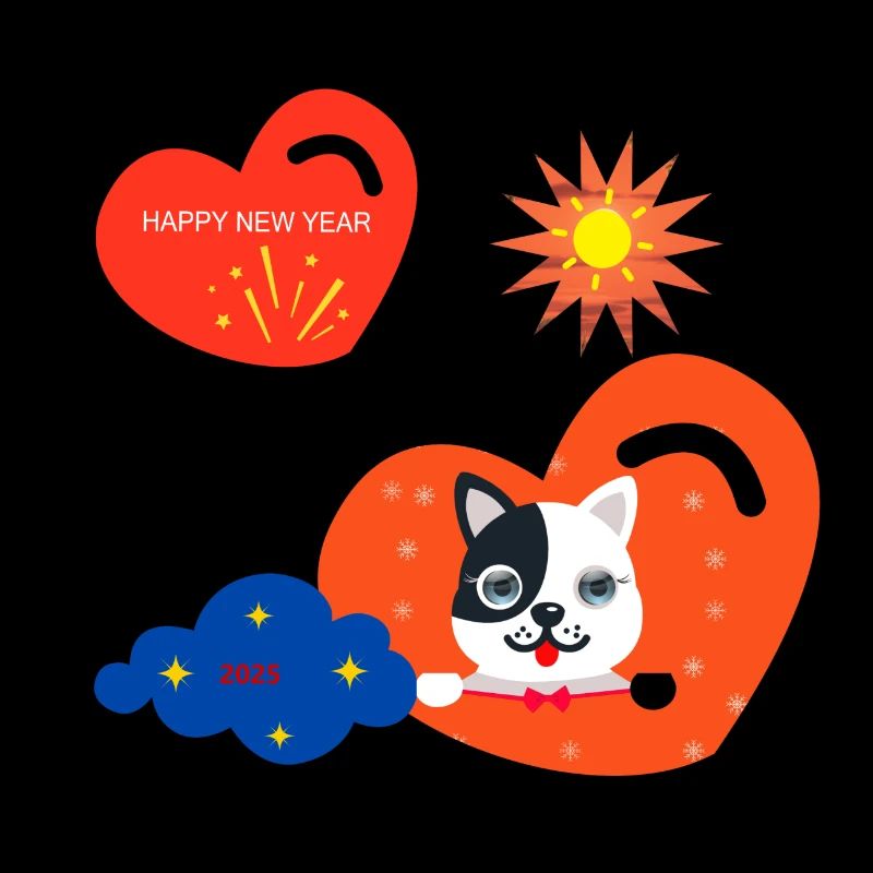 Joyeuses An, salutations de la part de Kitty !