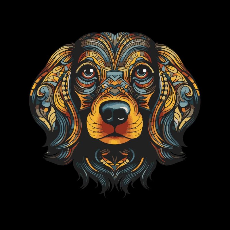 Teckel Chien Portrait Teckel