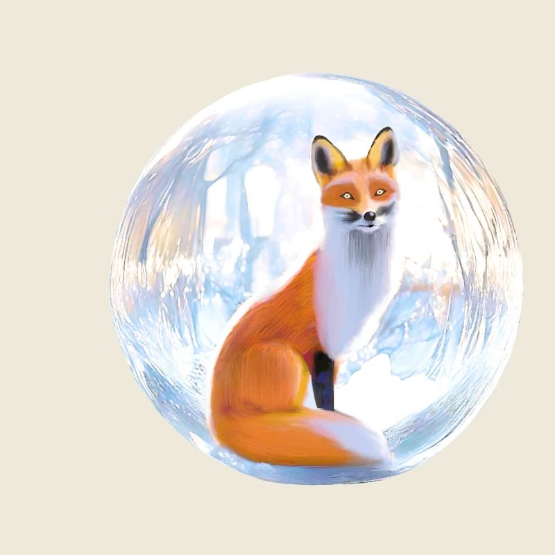 Renard d’hiver.