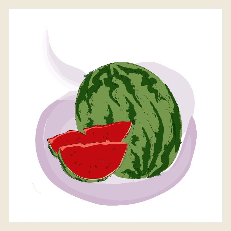 Rote Wassermelone