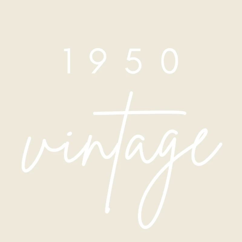 Anniversaire 1950 vintage