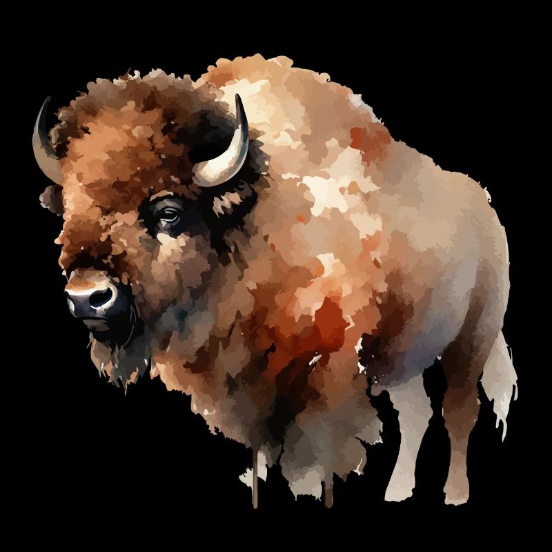 Peinture Bison