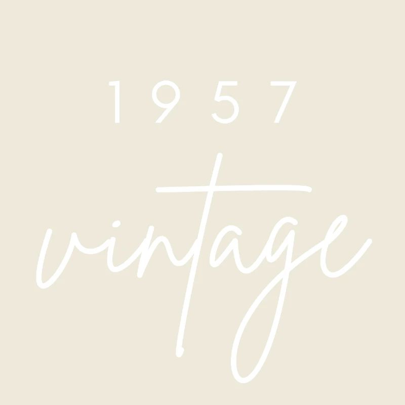 Anniversaire 1957 vintage
