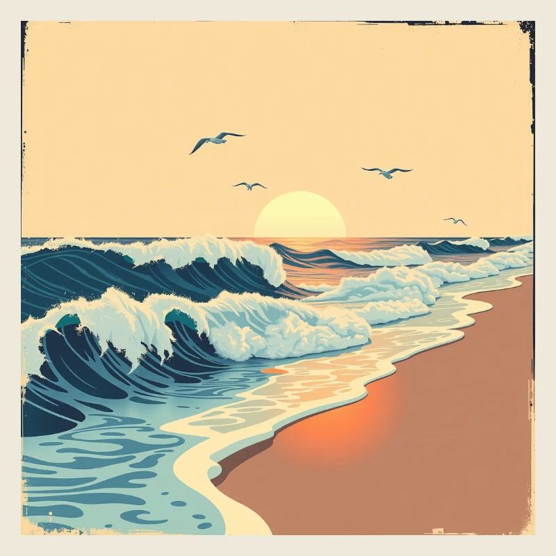 Endless Waves – Retro Beach Vibes