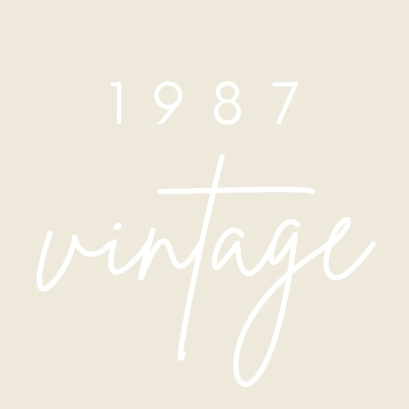 Anniversaire 1987 vintage