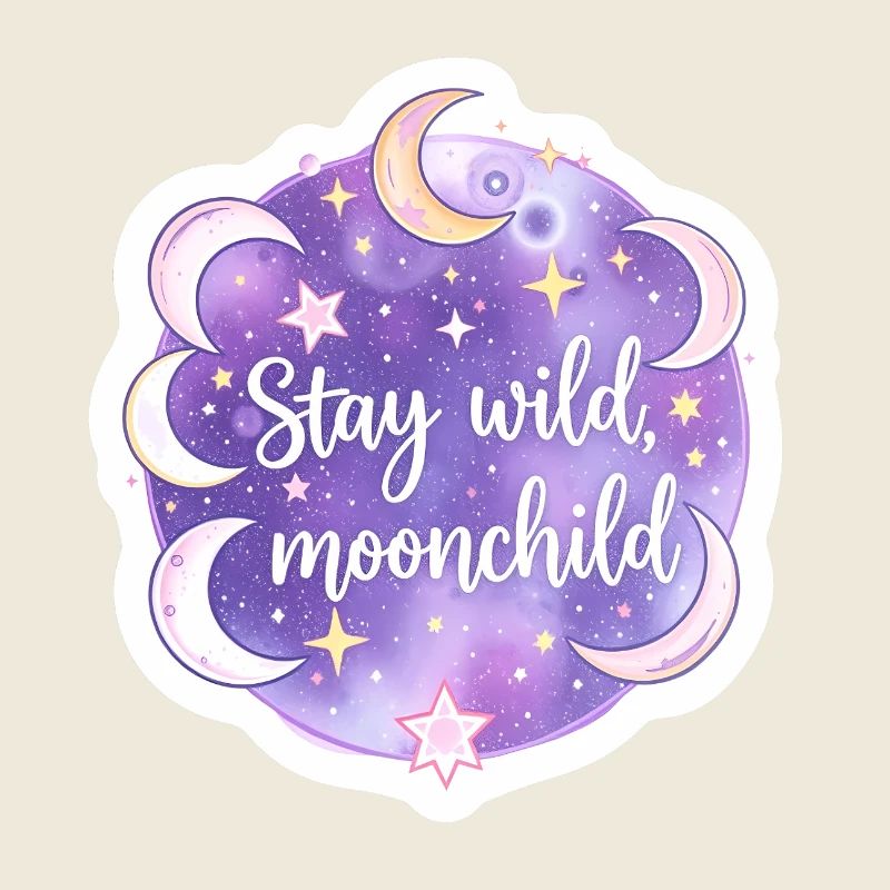 Mystical Moonchild Celestial Boho Astrology