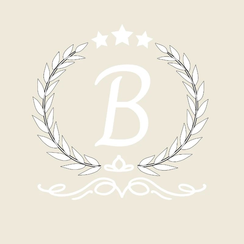 Lettre b couronne