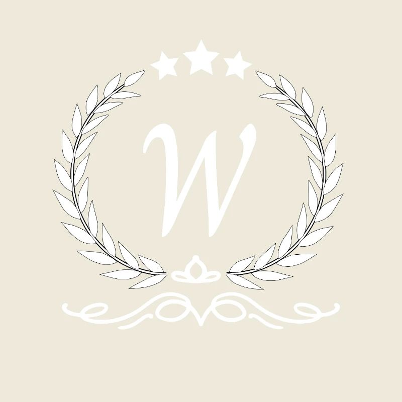 Buchstabe w Krone