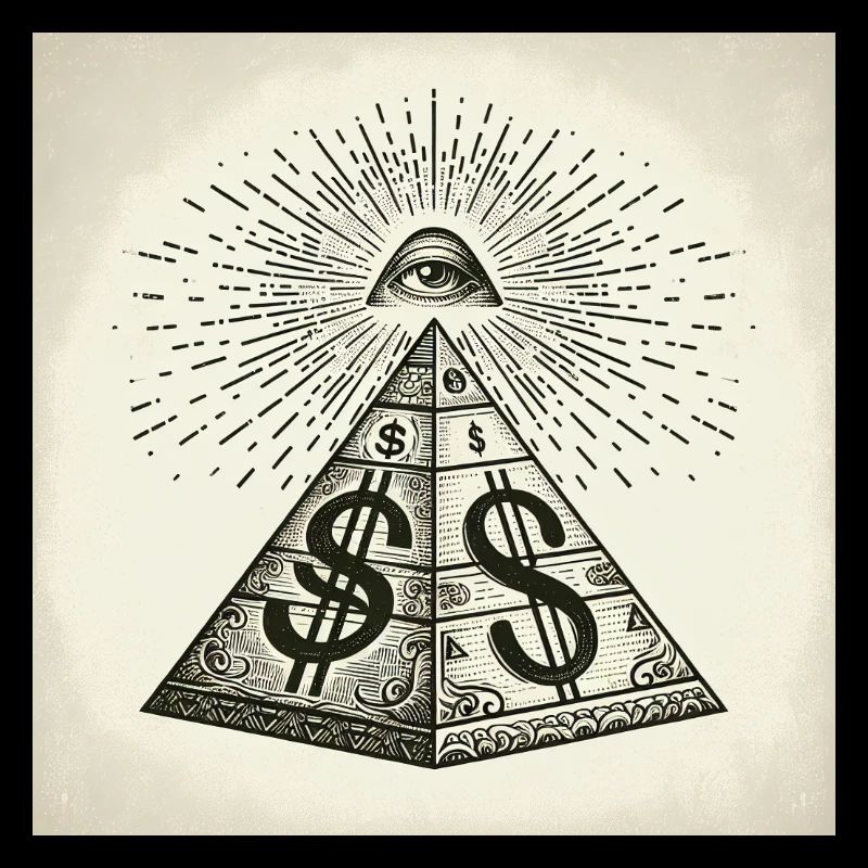 Pyramide mit Auge